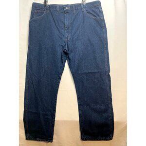 Rustler jeans mens 44 x 30 high rise tapered 87631PW dark blue